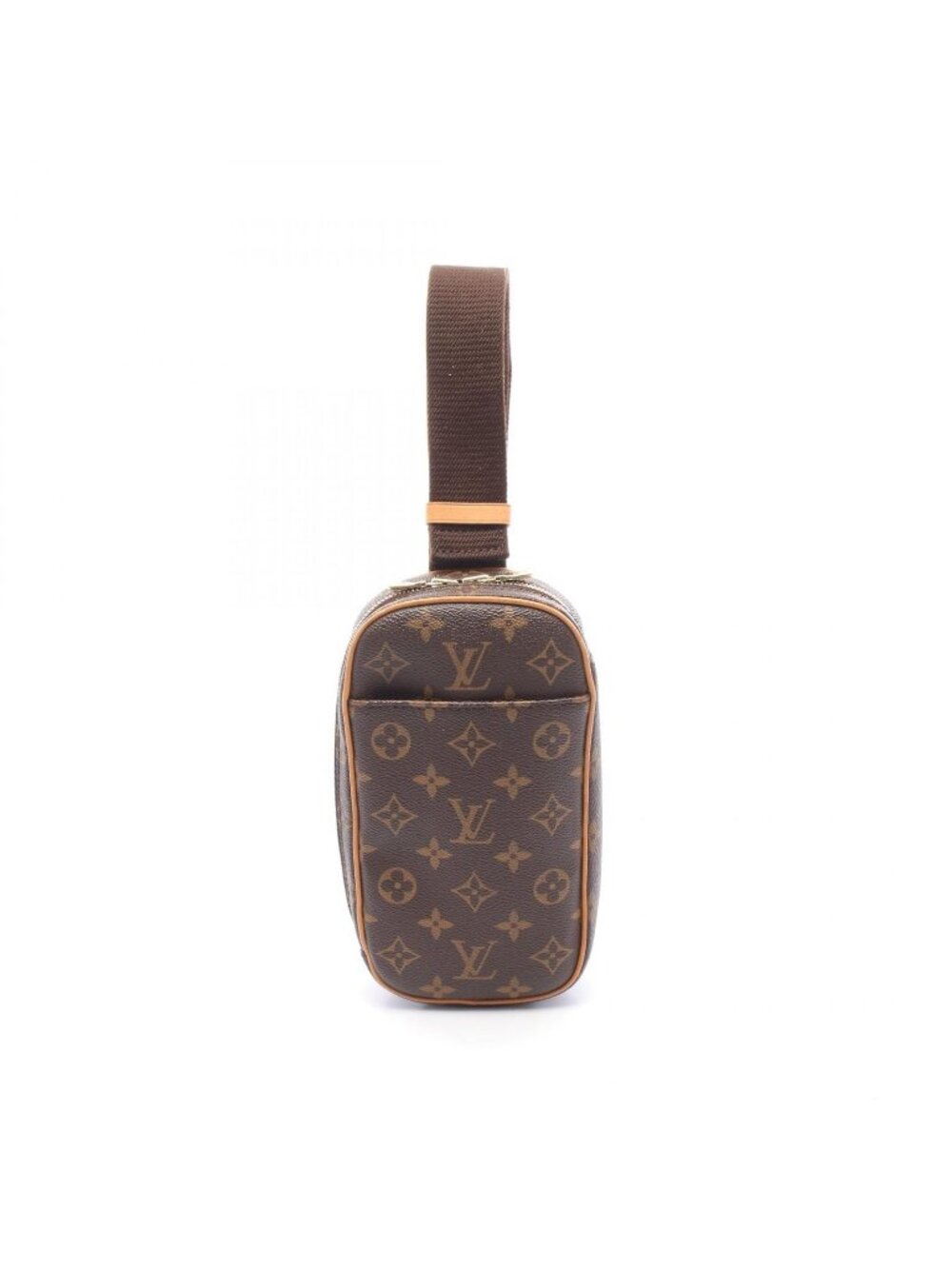 Louis Vuitton Waist Bag Pochette Gange Canvas Leather - Picture 1 of 9